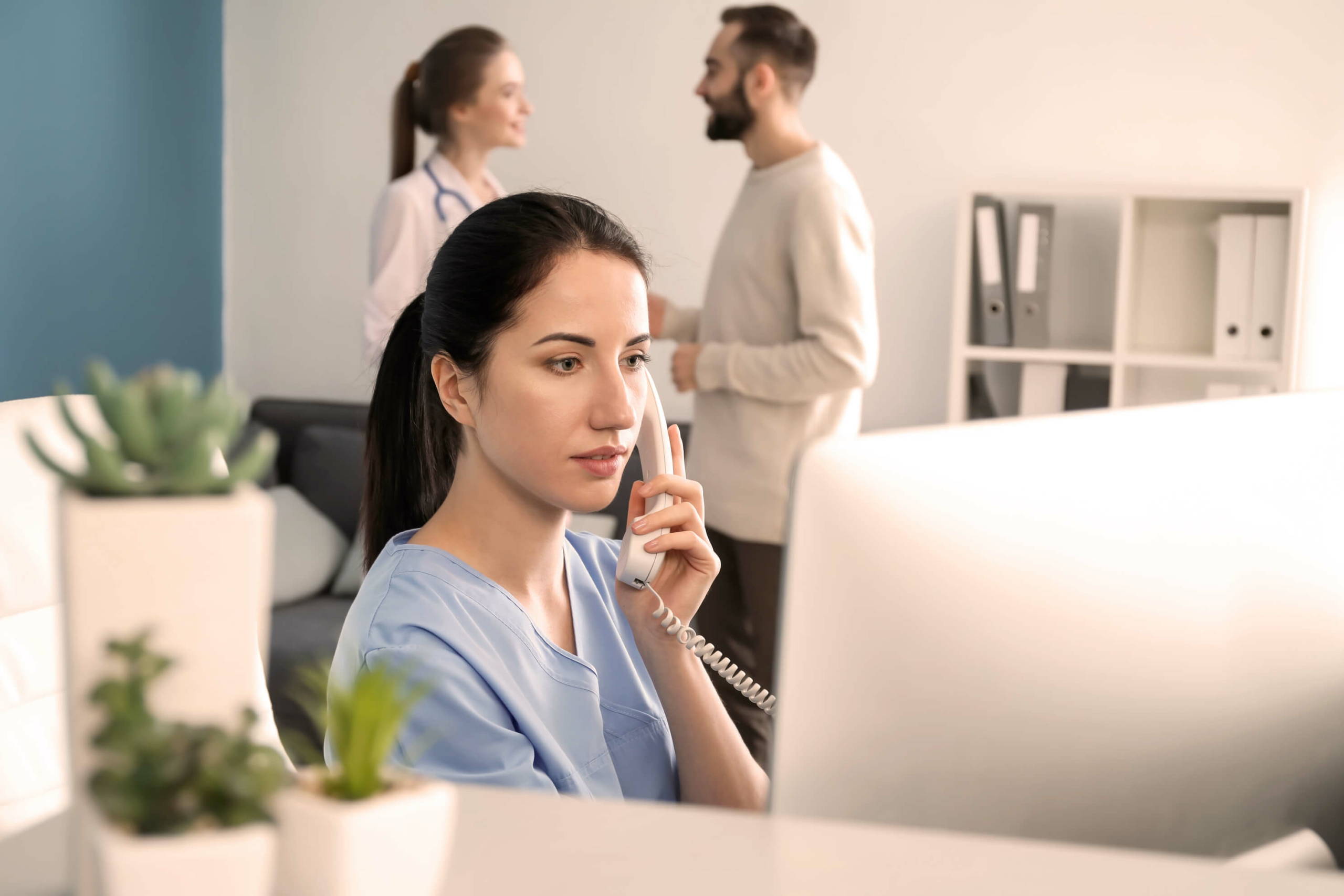 Woman on the phone